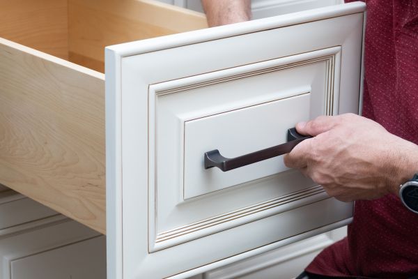 Cabinet Handle Installation in Longmont